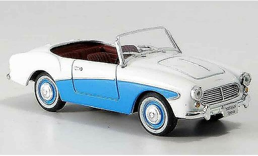 Nissan Sports 211 Base 1/43 Norev azul blanco 1959 coche miniatura