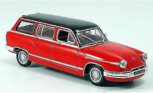 Panhard PL 17 1964 1/43 Norev break rojo negro coche miniatura