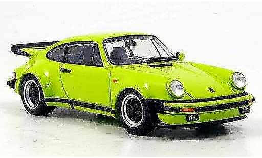 Porsche 911 Turbo 1/43 Ebbro verde 1977 coche miniatura