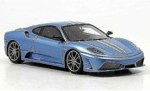 Ferrari F430 Scuderia 1/43 Look Smart azul avec grisn rayas coche miniatura