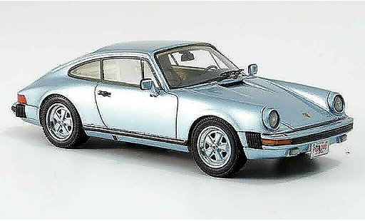 Porsche 911 Carrera 1/43 Neo Coupe US Version azul 1985 coche miniatura