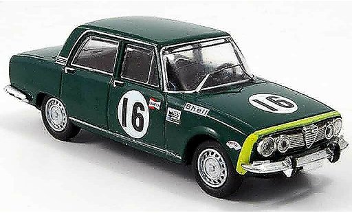 Alfa Romeo 1750 gtv 1/43 M4 berline no.16 24h spa 1968 coche miniatura