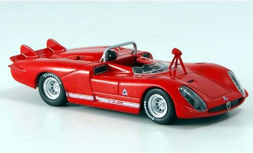Alfa Romeo 33.3 spyder 1/43 M4 1970 Le Mans rojo coche miniatura