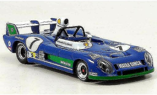 Matra MS670B Base 1/43 IXO No.7 ganador Le Mans Pescarolo Larrousse 1974 coche miniatura