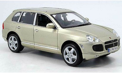 Porsche Cayenne Turbo 1/18 Maisto beige 2003 coche miniatura