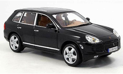 Porsche Cayenne Turbo S 1/18 Norev negro 2003 coche miniatura