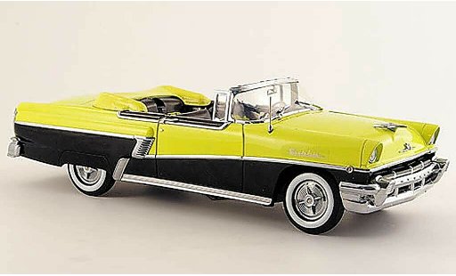 Mercury Montclair Convertible 1/18 Sun Star amarillo negro 1956 coche miniatura