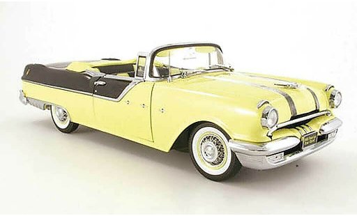 Pontiac Star Chief Convertible 1/18 Sun Star amarillo/noir 1955 coche miniatura