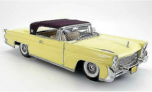 Lincoln Continental 1958 1/18 Sun Star mark iii amarillo coche miniatura