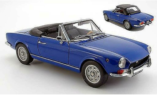 Fiat 124 Limousine 1/18 Sun Star azul geoffnetes capota 1969 coche miniatura