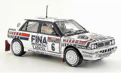Lancia Delta HF Integrale 1/18 Sun Star 16v no.6 tour de corse 1990 coche miniatura