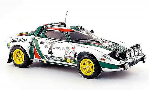 Lancia Stratos Rallye 1/18 Sun Star no. 4 zweiter platz tour de corse 1977 coche miniatura