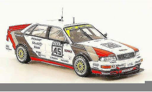 Audi V8 dtm 1/43 Minichamps Quattro No.45 F.Biela Team AZR 1991 coche miniatura