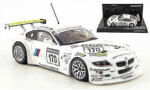 Bmw Z4 course 1/43 Minichamps E85 M Coupe No.170 Schubert Racing VLN Race 2007 coche miniatura