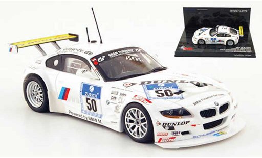 Bmw Z4 course 1/43 Minichamps E85 M Coupe No.50 Schubert Racing 24h ADAC 2007 coche miniatura