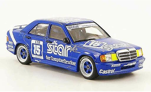 Mercedes 190 DTM 1/43 Minichamps 2.3 16 No.15 J.van Ommen Star 1988 coche miniatura