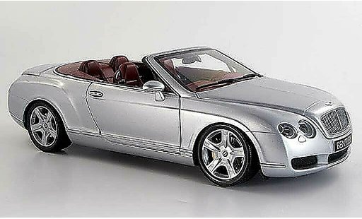 Bentley Continental GTC 1/18 Minichamps gris 2006 coche miniatura
