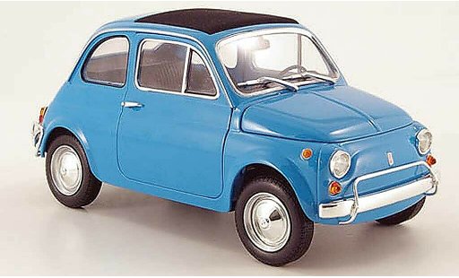 Fiat 500 L 1/18 Minichamps azul 1968 coche miniatura