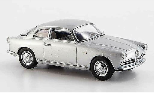 Alfa Romeo Giulietta sprint 1/43 Minichamps gris metallisee 1954 coche miniatura