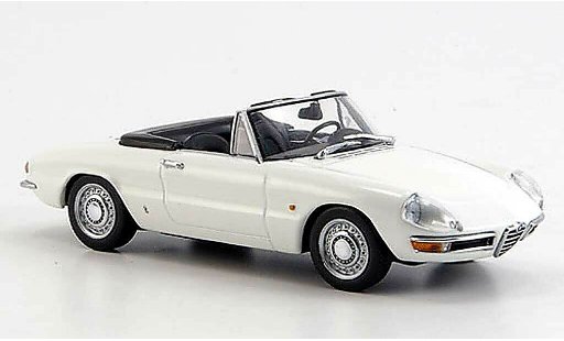 Alfa Romeo Spider Duetto 1750 veloce 1/43 Minichamps Spider blanco 1968 coche miniatura