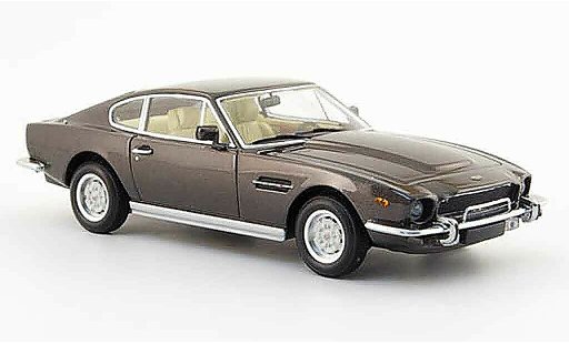 Aston Martin V8 vantage 1/43 Minichamps coupe gris 1987 coche miniatura