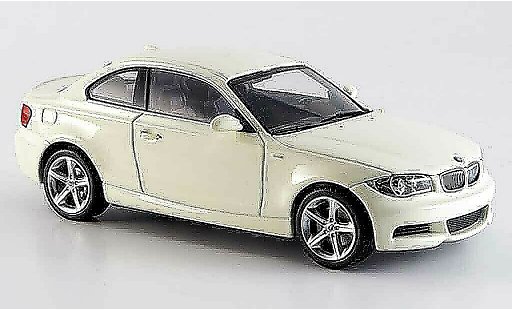 Bmw 120 E82 1/43 Minichamps d Coupe blanco 2007 coche miniatura