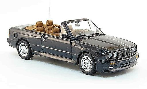 Bmw M3 Cabriolet 1/43 Minichamps E30 Descapotable negro 1988 coche miniatura