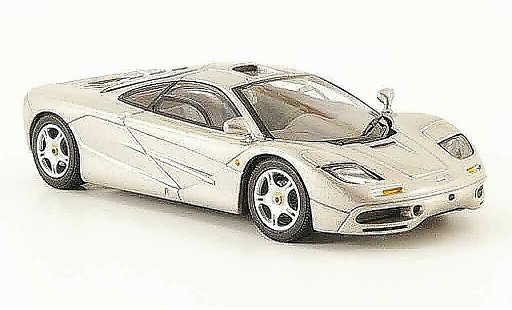 McLaren F1 Road Car 1/43 Minichamps gris metallisee coche miniatura