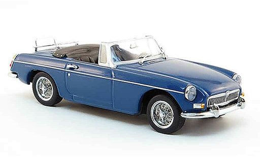 MG B Roadster 1/43 Minichamps azul 1968 coche miniatura