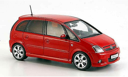 Opel Meriva OPC 1/43 Minichamps rojo 2006 coche miniatura