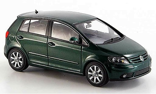 Volkswagen Golf Base 1/43 Minichamps plus verde 2004 coche miniatura