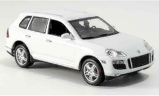 Porsche Cayenne Turbo 1/43 Minichamps blanco Linea Bianco 2007 coche miniatura