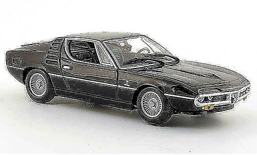 Alfa Romeo Montreal gt 1/43 Minichamps negro 1972 coche miniatura