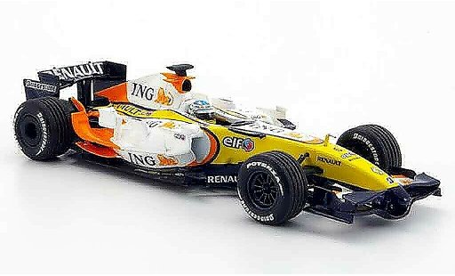 Renault F1 2008 1/43 Minichamps r 27 f 1 team alonso test jerez 15. januar 2008 coche miniatura