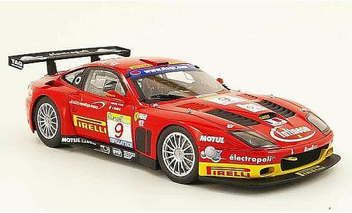 Ferrari 575 GTC 1/18 Kyosho no.9 team jmb estoril 2003 coche miniatura