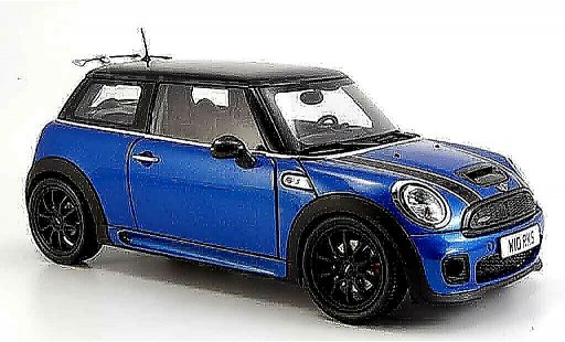 Mini Cooper JCW 1/18 Kyosho r56 azul coche miniatura