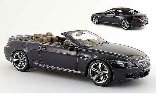Bmw M6 Cabriolet 1/18 Kyosho E64 azul 2005 coche miniatura