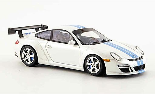 RUF RGT Base 1/43 Spark blanco avec azul rayas 2007 coche miniatura