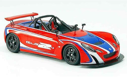 Lotus Eleven Base 1/43 Spark 2 rojo azul 2007 coche miniatura
