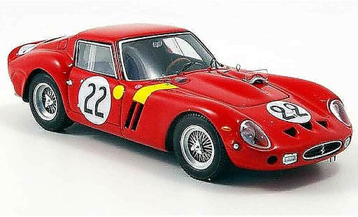 Ferrari 250 GTO 1962 1/43 Red Line no.22 l.dernier dritter le mans coche miniatura