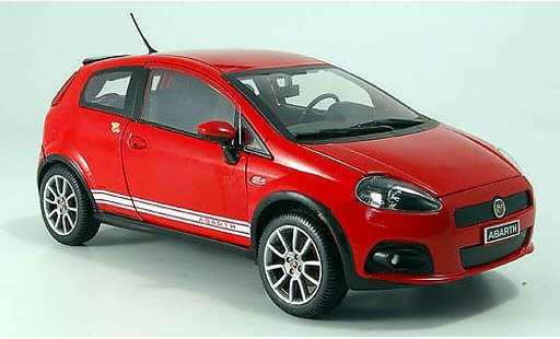 Fiat Grande Punto Abarth esseesse 1/18 Mondo Motors ss rojo coche miniatura