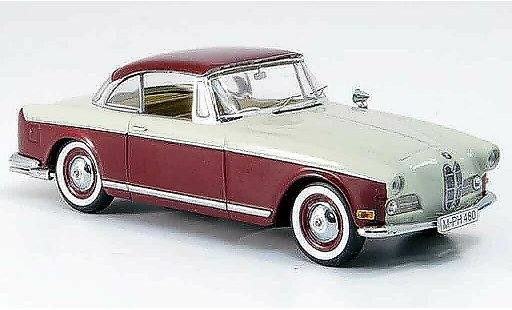 Bmw 503 coupe 1/43 Schuco rojo gris coche miniatura