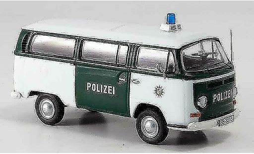 Volkswagen Combi A 1/43 Schuco t2a bus police saarbrucken coche miniatura