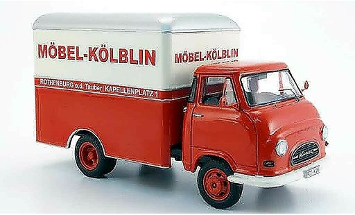 Hanomag Kurier Kastenwagen 1/43 Schuco Mobel Kolblin Furgoneta coche miniatura