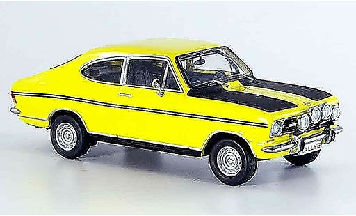Opel Kadett B B 1/43 Schuco coupe amarillo negro coche miniatura