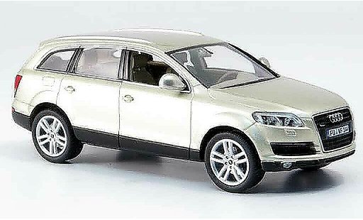 Audi Q7 suv 1/43 Schuco beige coche miniatura