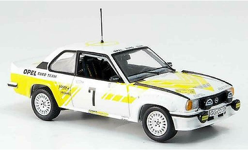 Opel Ascona B 400 1/43 Schuco no.7 Suecia rallye coche miniatura