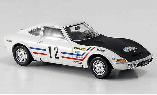 Opel GT Base 1/43 Schuco no.12 greder racing 1969 coche miniatura