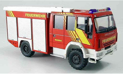 Magirus HLF 20 Allrad 1/43 Schuco Iveco 16 pompier coche miniatura