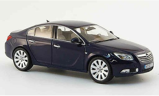 Opel Insignia Base 1/43 Schuco azul stufenheck 2008 coche miniatura